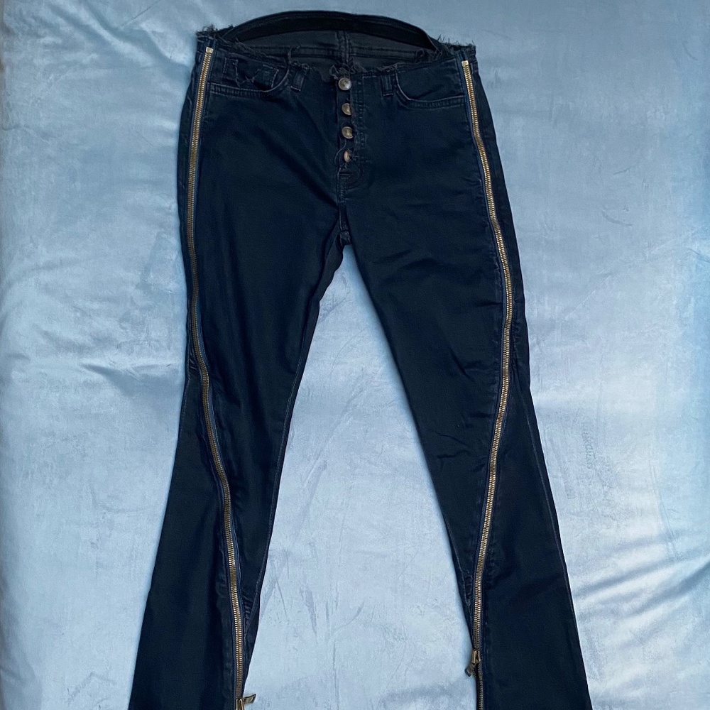 Hudson skinny Lenny denim jeans zippered flare - S. 27